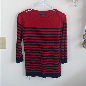 dressy tommy hilfiger 3/4 sleeve top! size s